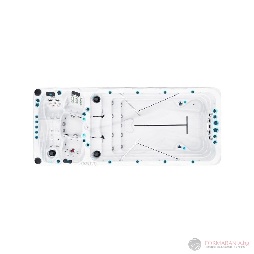 Passion Spa Spirit dual zone swim spa