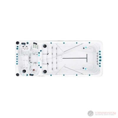 Passion Spa Spirit dual zone swim spa