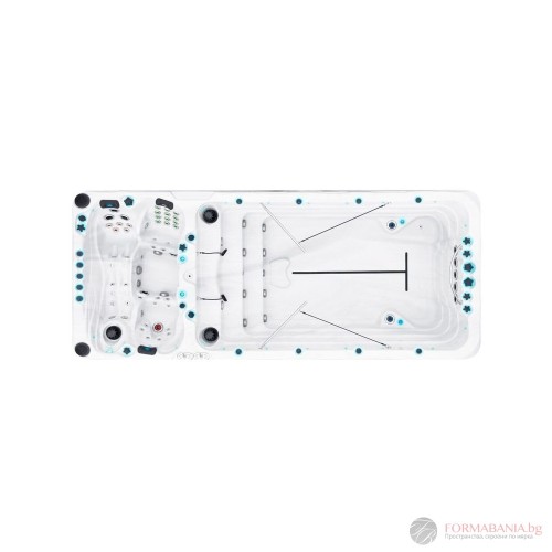 Passion Spa Spirit Deep dual zone swim spa