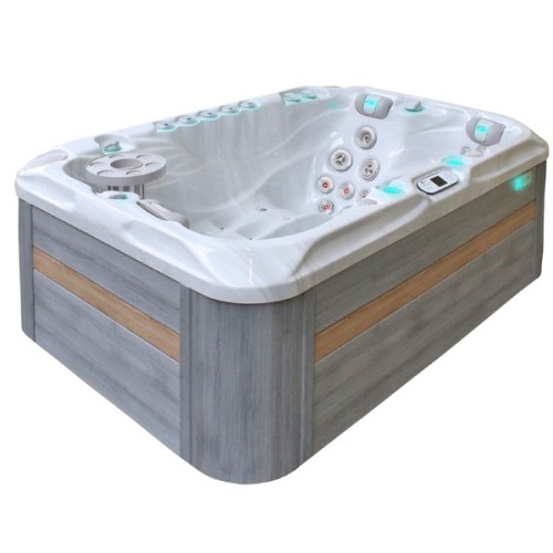 Passion Spa Sensation Jacuzzi, 3 seats, Sterling White color (white and gray)