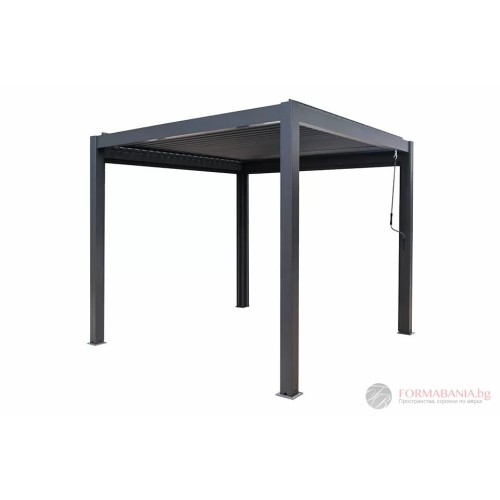 Passion Spa Shadow Premium garden pergola, 300x400x250 cm, Mountain Grey anthracite