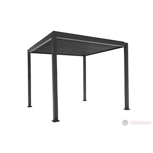 Passion Spa Shadow Classic garden pergola, 300x300x250 cm, Mountain Grey anthracite