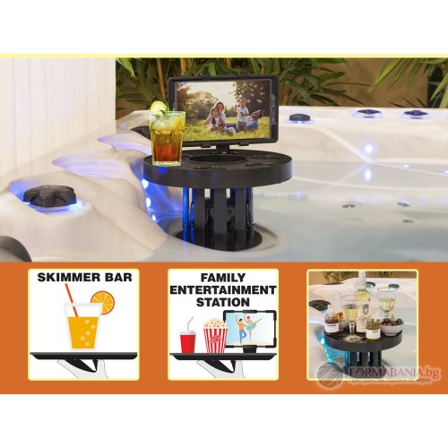 Passion Spa Skimmer Bar drinks tray