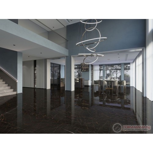 Qua Fuego marble‑effect porcelain tile collection
