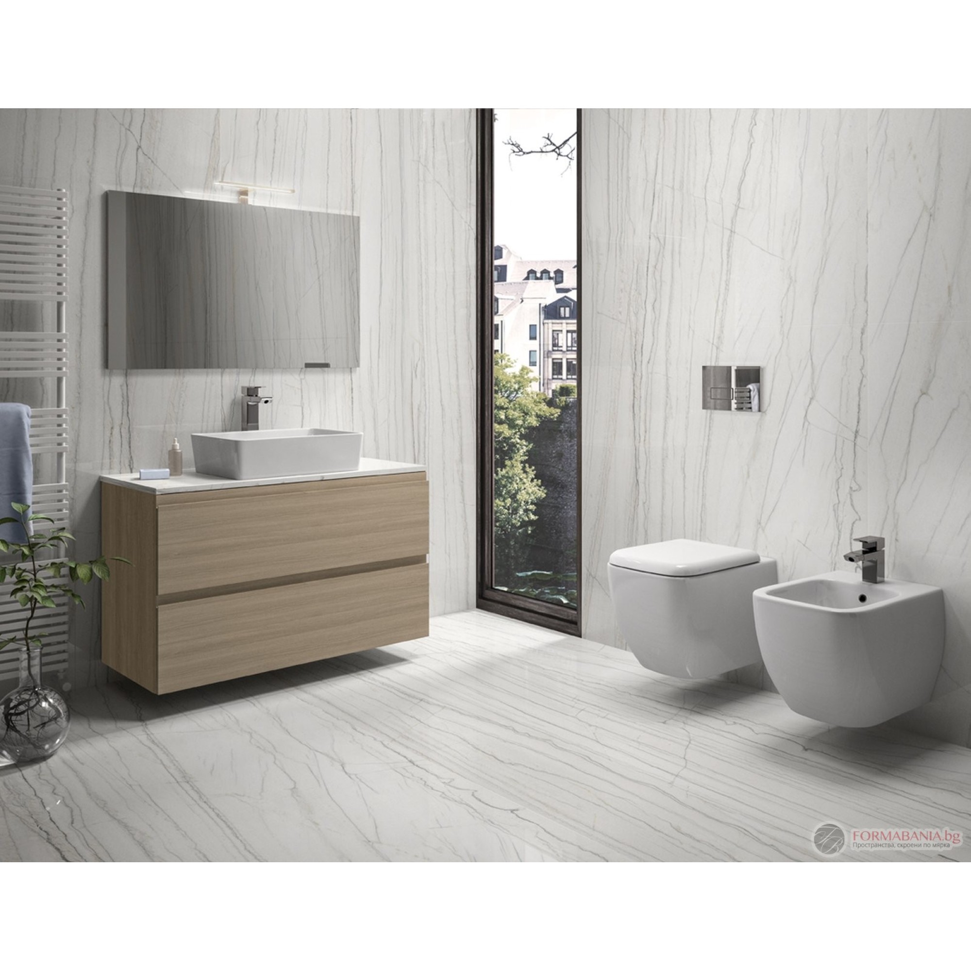 Rak Ceramic Metropolitan - Форма Баня