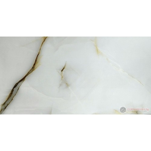 Brilliant Onyx White porcelain tile, 60×120 cm, polished