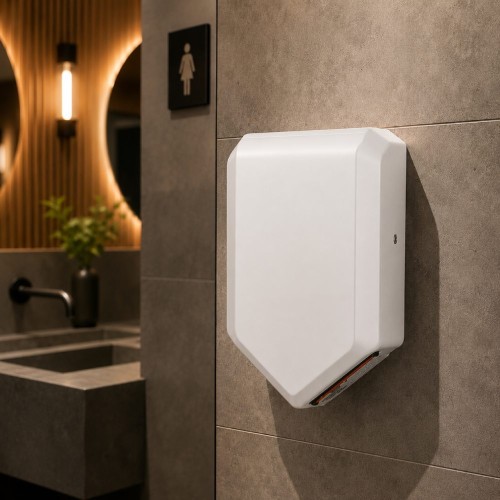 Високоскоростен сешоар за ръце Sanitro V-Flow, бял