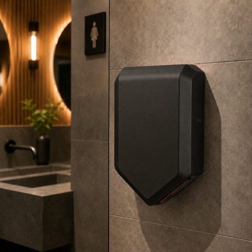 Високоскоростен сешоар за ръце Sanitro V-Flow, черен