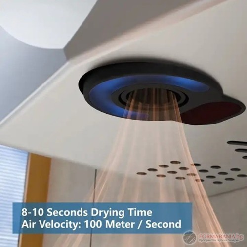 Високоскоростен сешоар за ръце Sanitro AirJet, неръждаема стомана