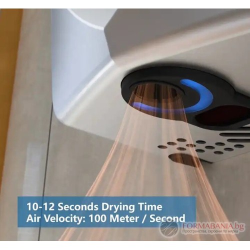 Високоскоростен сешоар за ръце Sanitro DryForce, неръждаема стомана