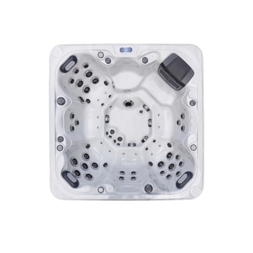 Sanitro SPA Helios hot tub, 6 seats, 210x210x90 cm, white and grey