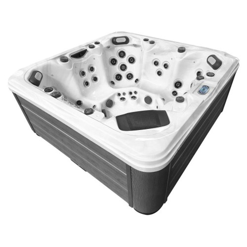 Sanitro SPA Helios hot tub, 6 seats, 210x210x90 cm, white and grey