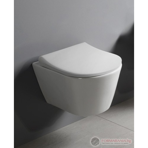 Комплект окачена тоалетна чиния и казанче Grohe Avva 1, 53×35.5 см, бял гланц