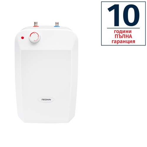 Tedan Mini Pro INOX small‑capacity water heater, 10 l, under‑sink installation, stainless steel, 2 kW