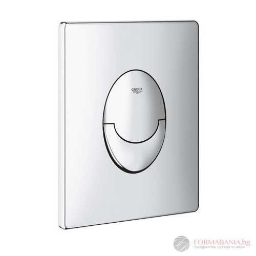 Комплект структура за вграждане Grohe Rapid SL, окачена тоалетна с биде Turkuaz City, 52.5×37×29 см, Slim Soft-Close седалка, казанче и овален бутон, хром гланц