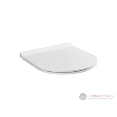 Комплект структура за вграждане Grohe Rapid SL, окачена тоалетна с биде Turkuaz City, 52.5×37×29 см, Slim Soft-Close седалка, казанче и правоъгълен бутон, хром гланц