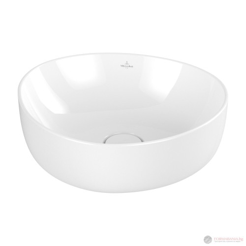 Мивка Villeroy & Boch Antao, за монтаж върху плот, CeramicPlus, 40×39.5 см, бял гланц