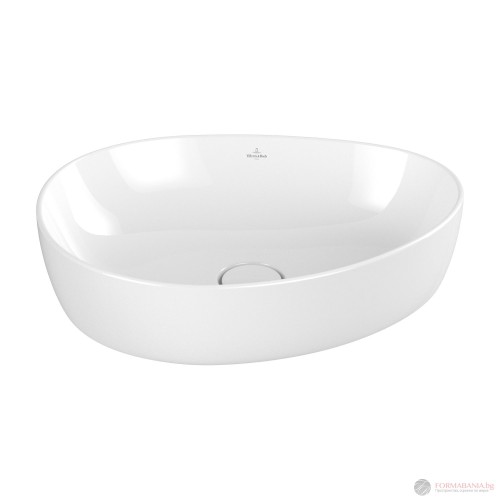 Мивка Villeroy & Boch Antao, за монтаж върху плот, CeramicPlus, 40×51 см, бял гланц