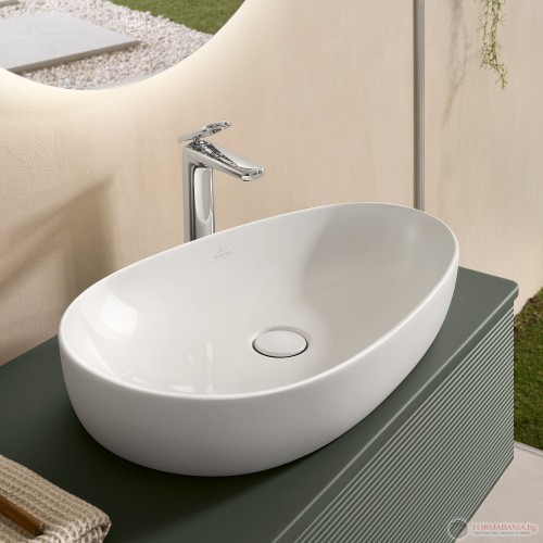 Мивка Villeroy & Boch Antao, за монтаж върху плот, CeramicPlus, 40×65 см, бял гланц