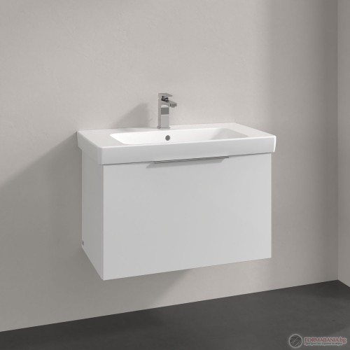 Шкаф за баня Villeroy & Boch Architectura, 75×44×47 см, бял гланц
