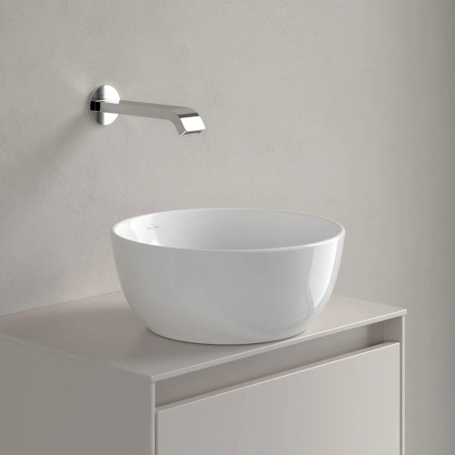 Мивка Villeroy & Boch Artis, кръгла, за монтаж върху плот,  Ø32.5 см, бял гланц