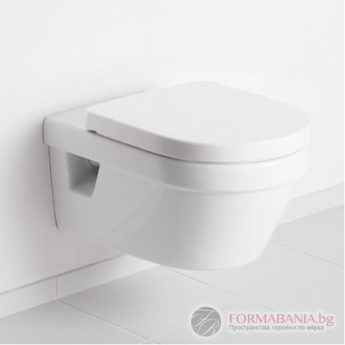 Комплект структура за вграждане Grohe Rapid SL, окачена тоалетна Villeroy & Boch Architectura, 37×53 см, Soft-Close седалка, казанче и бутон, хром гланц
