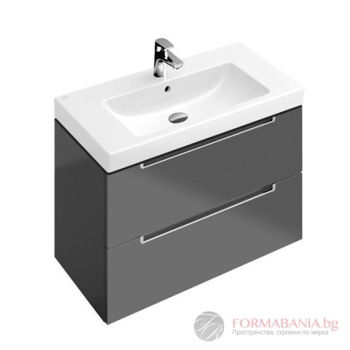 Шкаф за баня Villeroy & Boch Subway 2.0, 79×45×42 см, дъб Santana