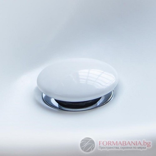 Изпразнител за мивка без преливник Villeroy & Boch бял гланц