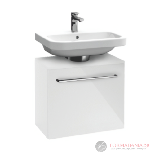 Шкаф за баня Villeroy & Boch, 60×35×59 см, бял гланц