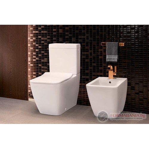 Комплект моноблок Villeroy & Boch Venticello, 70×37.5×40 см, Soft-Close седалка, бял гланц