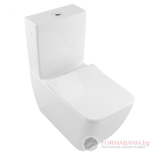 Комплект моноблок Villeroy & Boch Venticello, 70×37.5×40 см, Soft-Close седалка, бял гланц