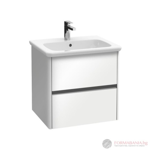 Шкаф за баня Villeroy & Boch Vivia, 2 чекмеджета, 61×46×54 см, бял гланц